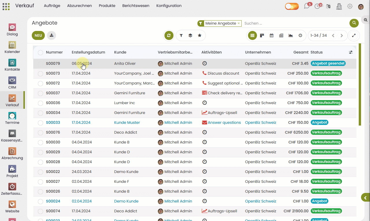 eSignatur KI Workflow OpenBiz